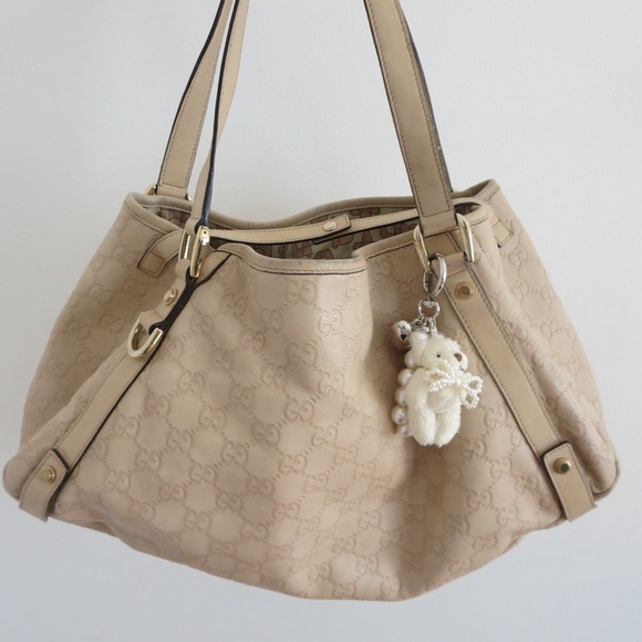 🥥 Vintage Beige Gucci Abbey Bag 🥥 - Picture 1 of 13
